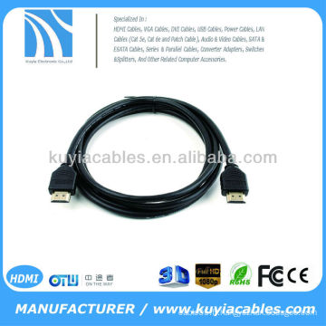 Câble 24K hdmi au câble HDMI Noir